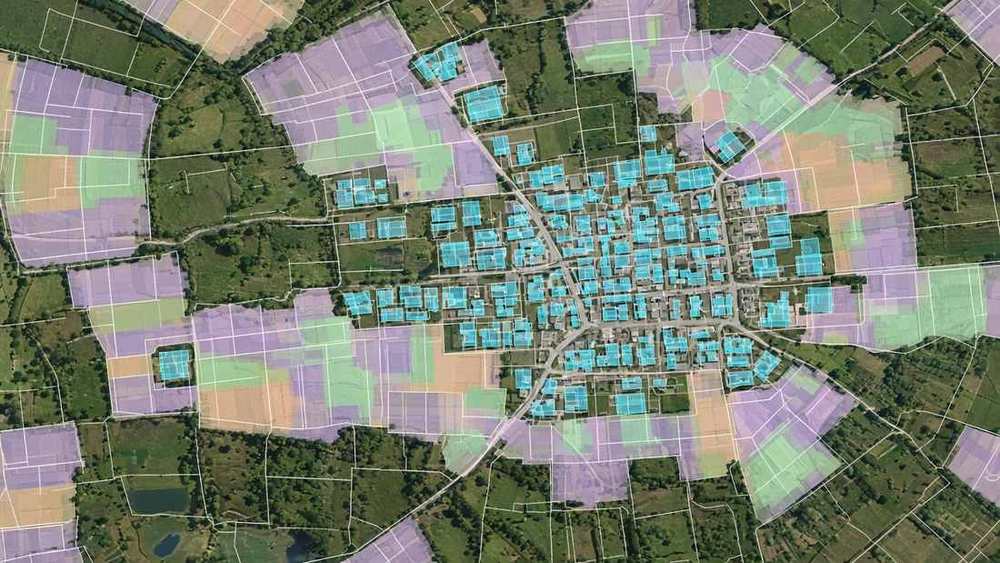 Conceptual layers for reviewing a batch of geospatial results